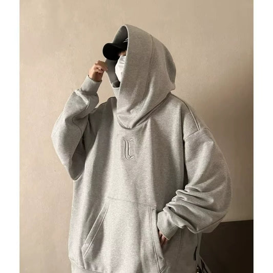 Outwear Turtleneck Hooded Sweatshirt