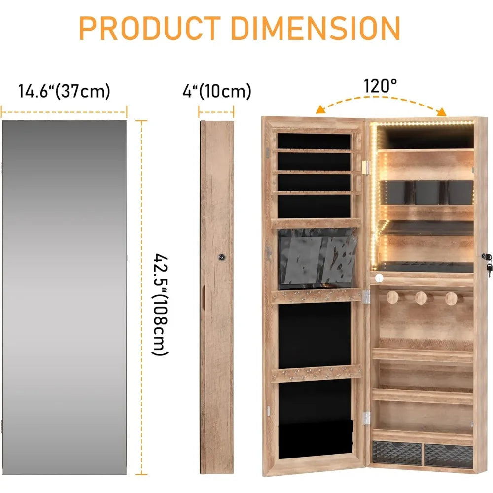 Cabinets Brown Vanity Mirror