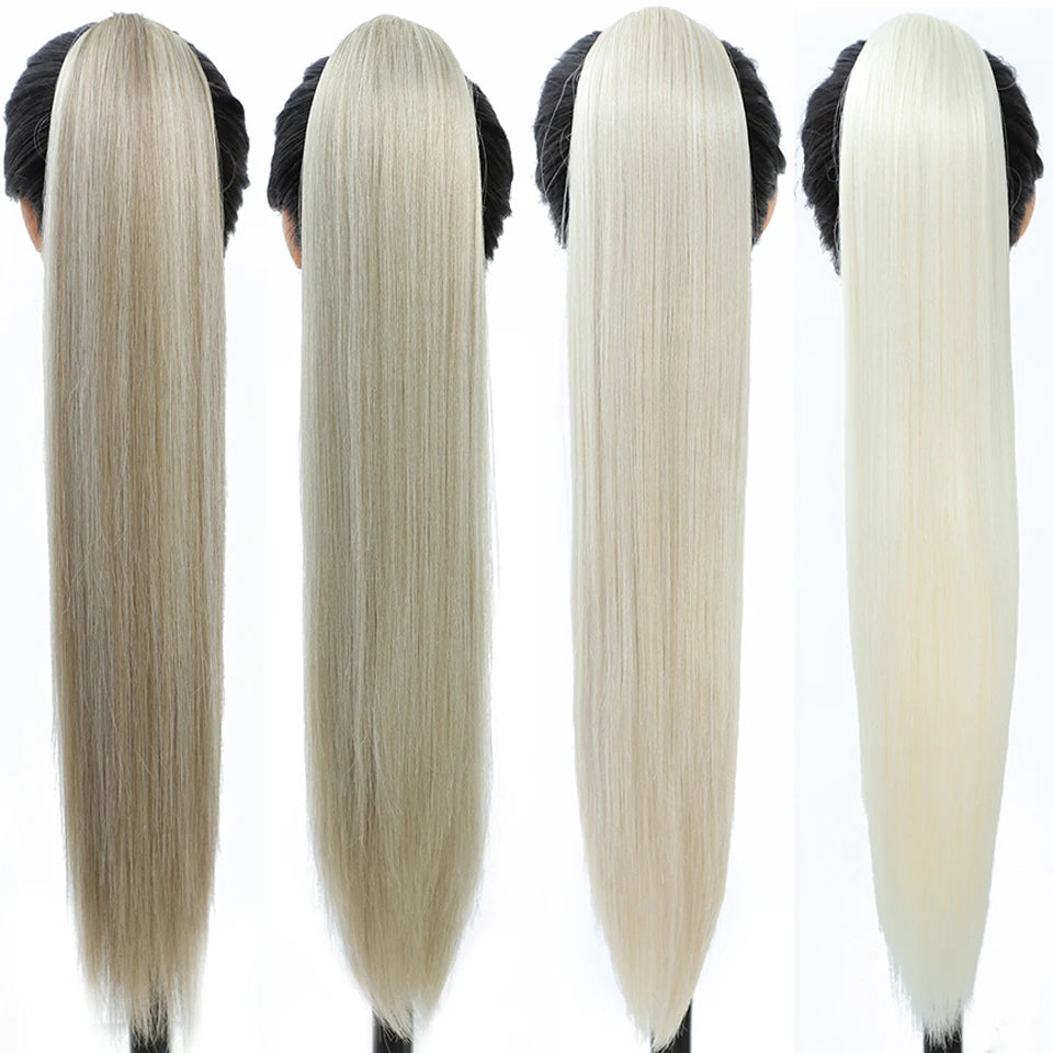 Synthetic Straight Long Natural Hair Ponytail Extension