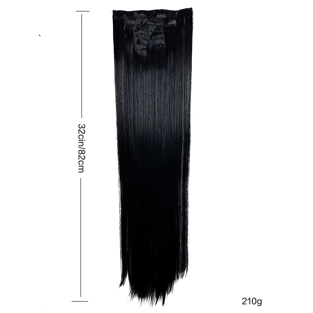 Clip in Style Extended Straight Hair Extensions