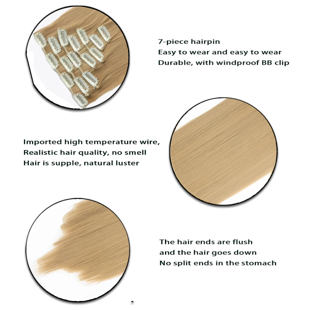 AZQUEEN Synthetic Long Straight  Hair