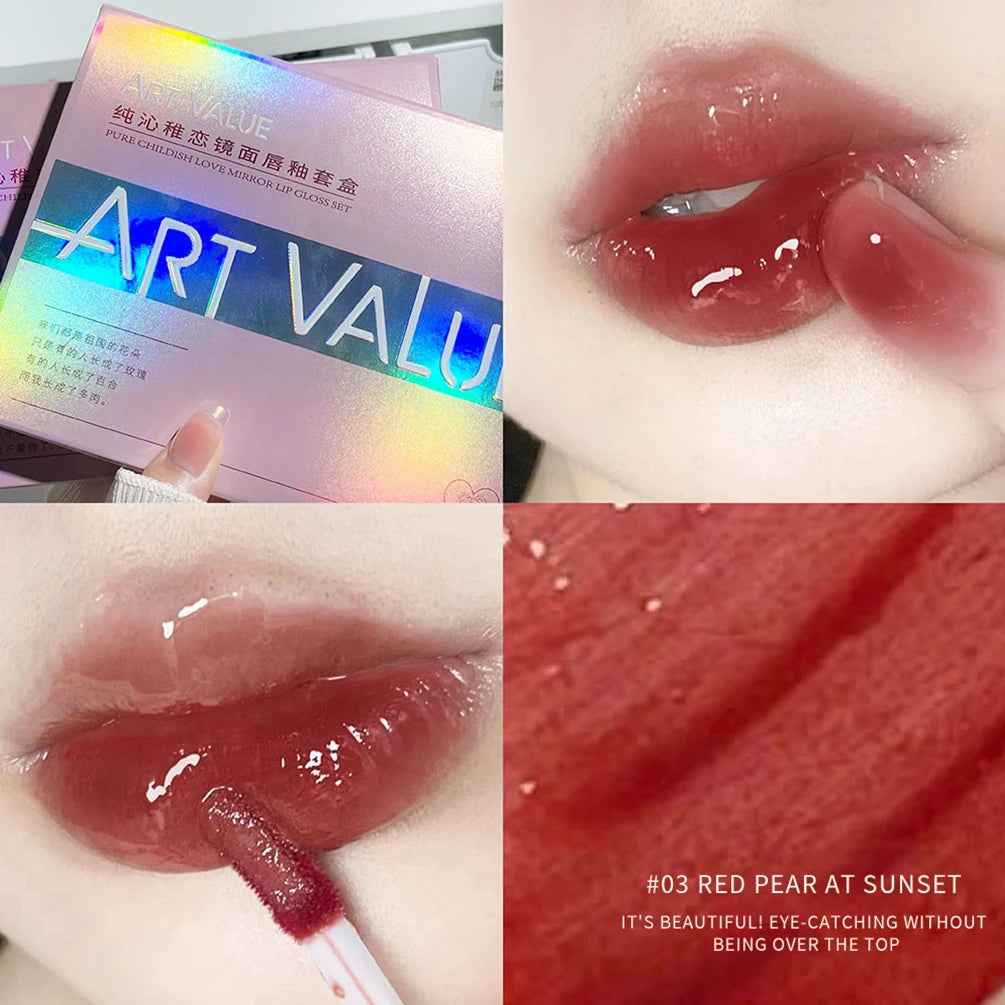 Matte Liquid Lipstick Lip Gloss Set