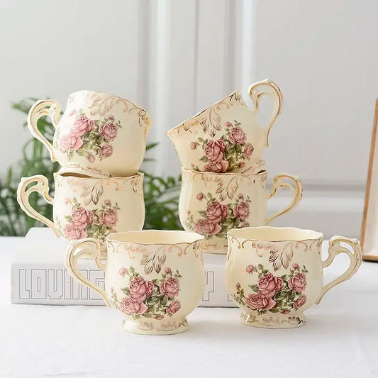 Vintage Coffee Cup Saucer Set