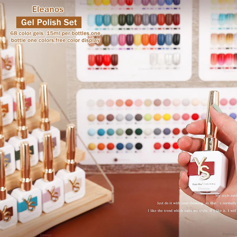 Eleanos 68 Colors Gel Polish Set