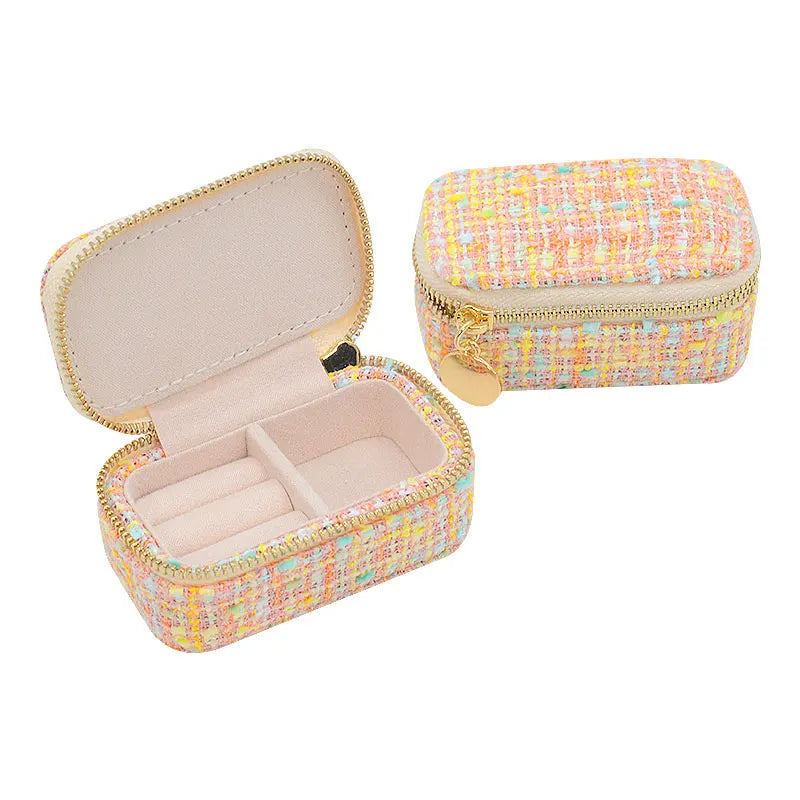Mini Custom Logo Travel Jewelry Box