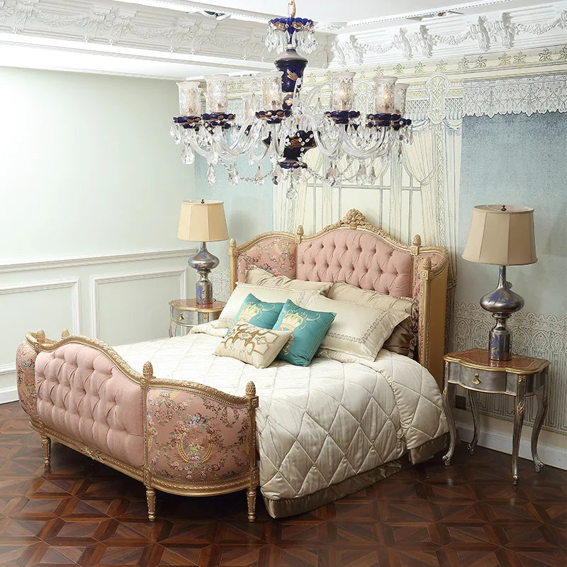 French furniture European court bed master bedroom 1.8M double wedding bed luxurious high-end bedroom king bed