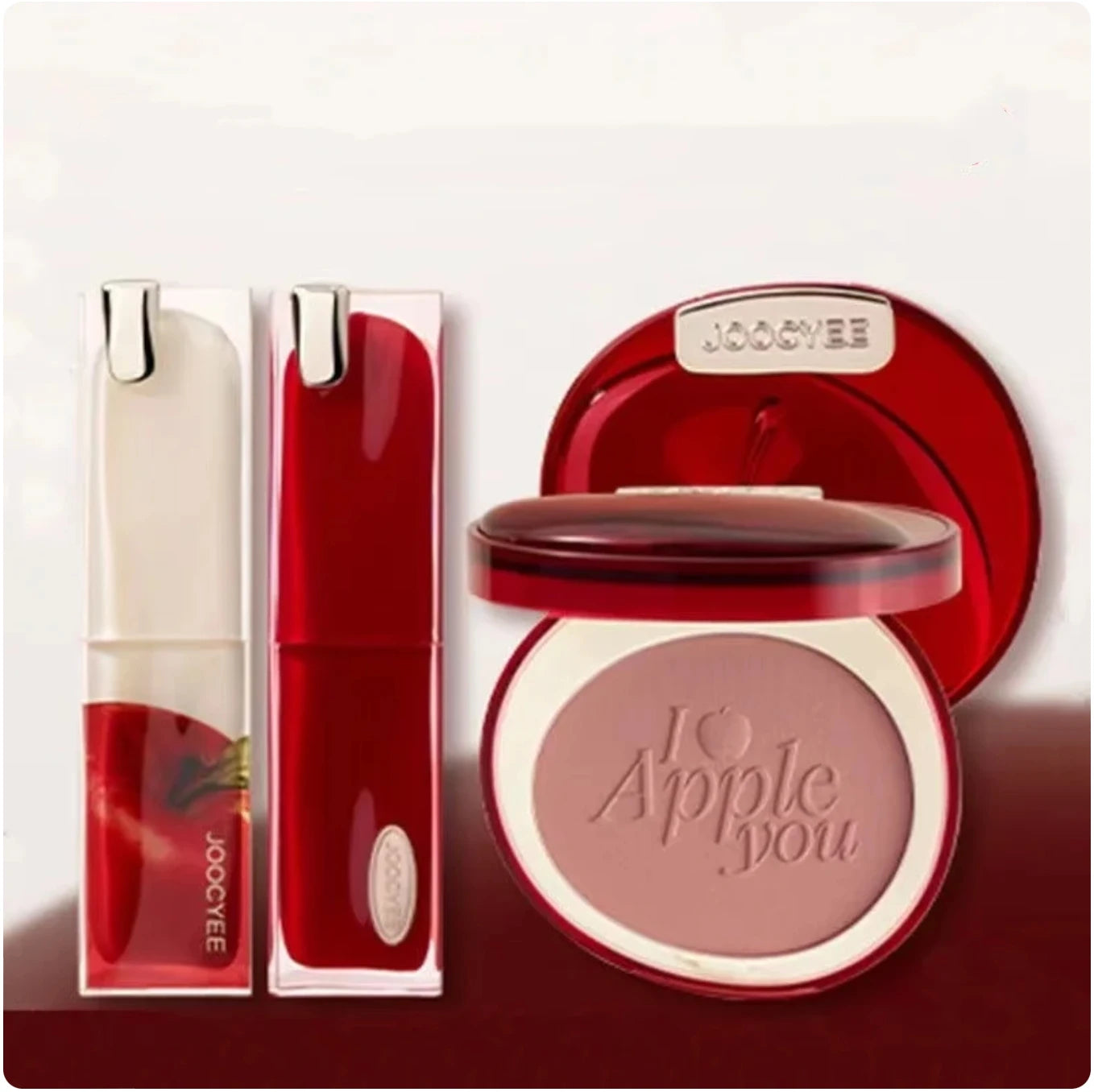 Joocyee I Apple You Lipsticks Blush Makeup
