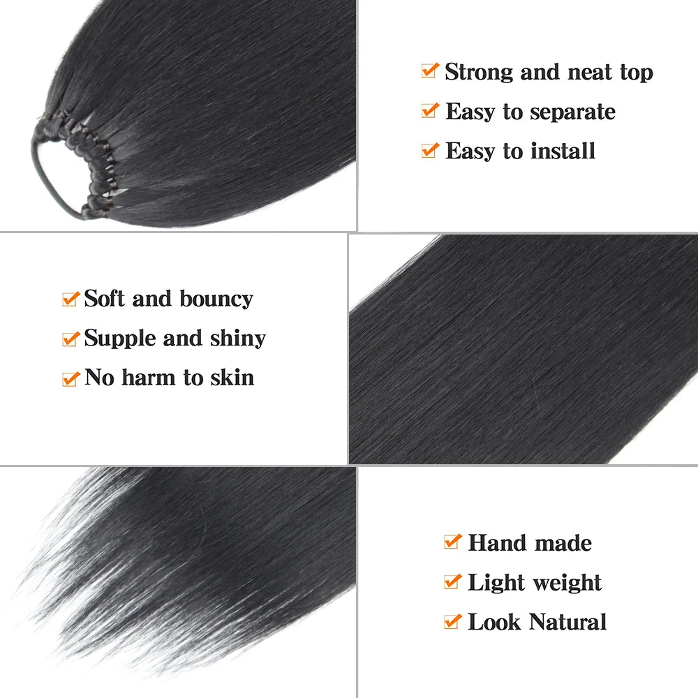 Synthetic Ponytail Hair Extensions