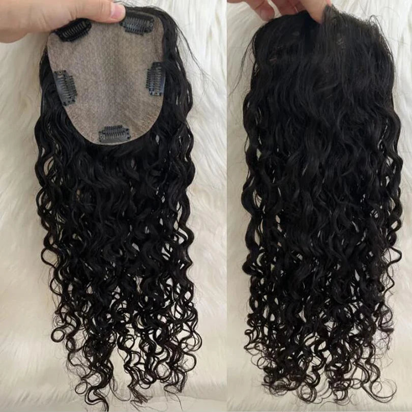 Curly 12"-22" Free Style New Injection Hair Topper