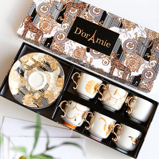 Retro Little Luxury Flower Tea Cup