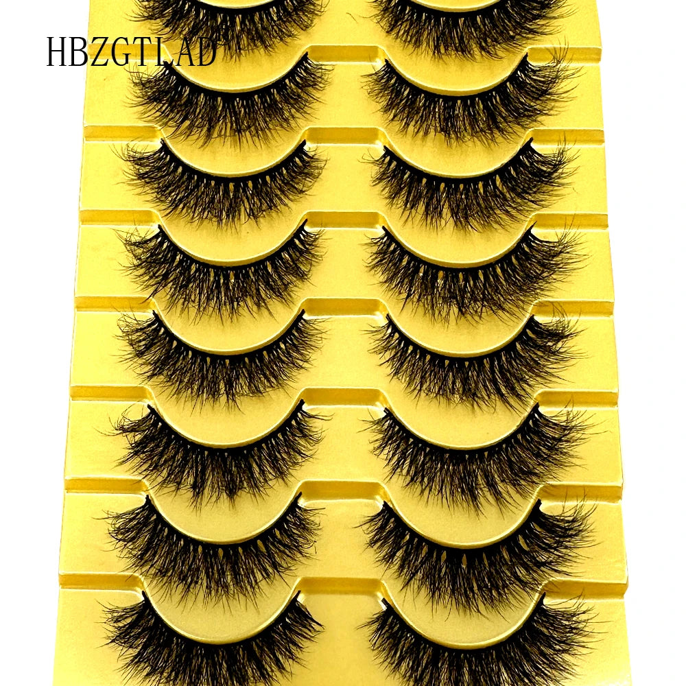 natural long 3D mink false eyelashes