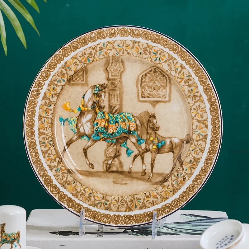 Jingdezhen bone china plate set