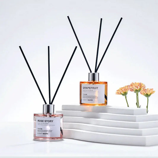 Reed Diffuser Bottle with Essential Oil Lavender Rose