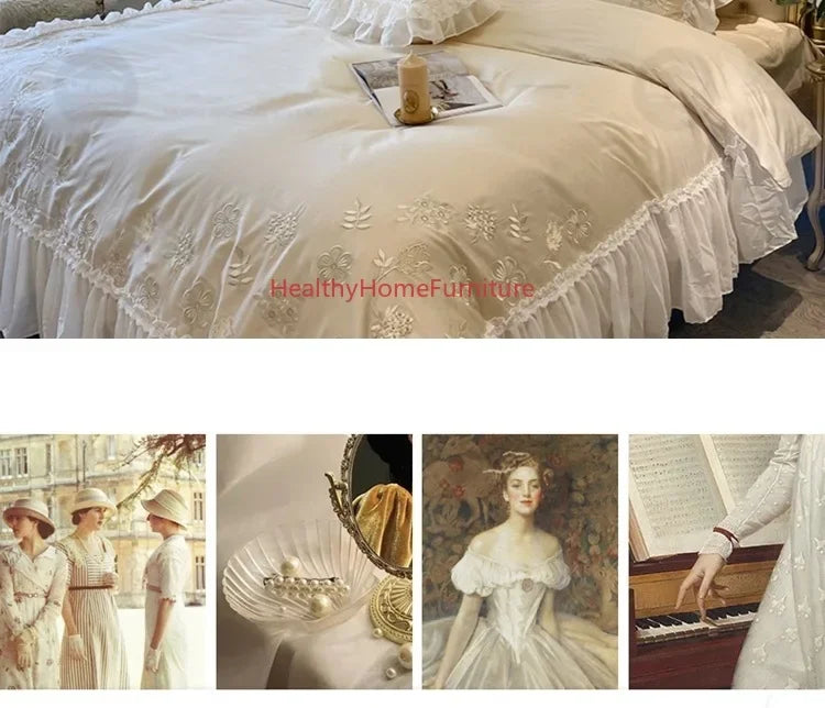 American Luxury Retro Double Bed Set