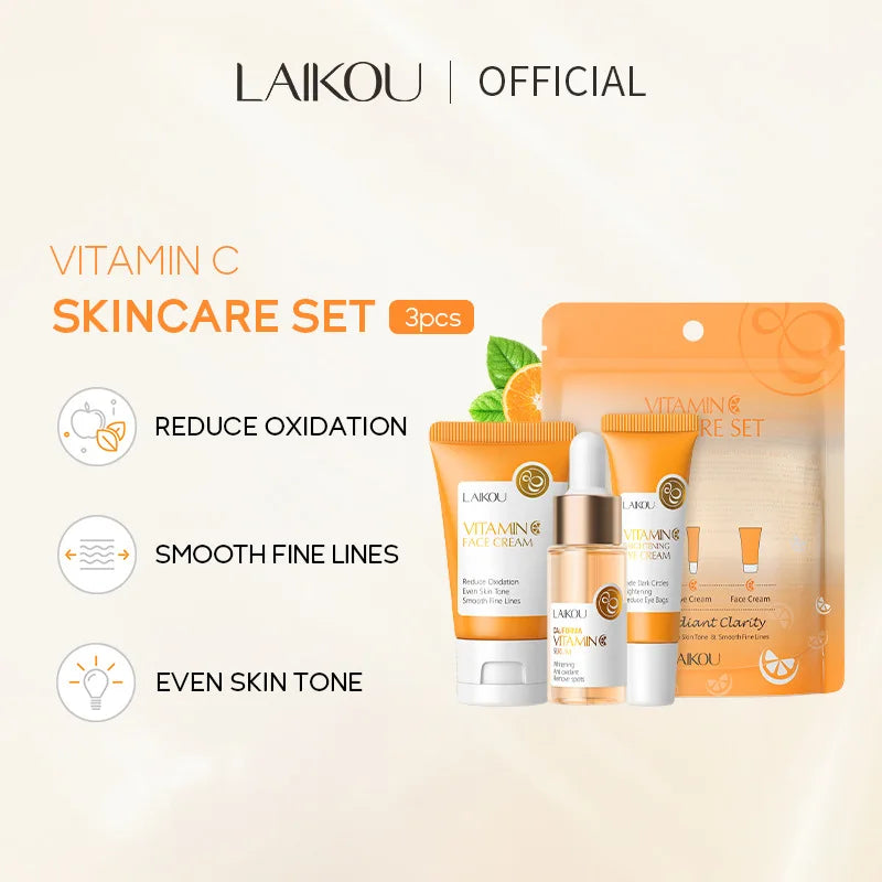 LAIKOU Vitamin C Face Cream Skincare Kit