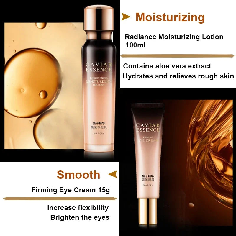 Caviar Antiwrinkle Moisturizing Hyaluronic Acid Facial Care Set