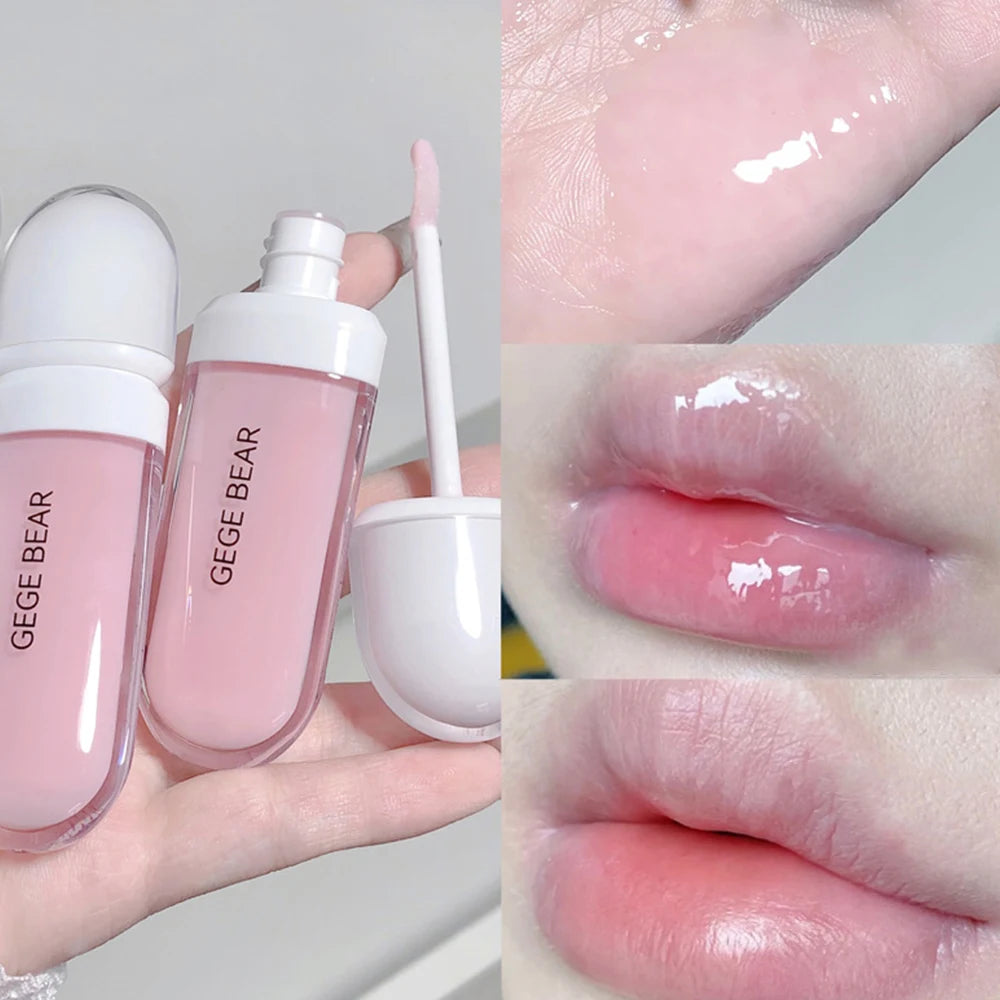 Gege Bear Light Pink Lip Oil Gloss