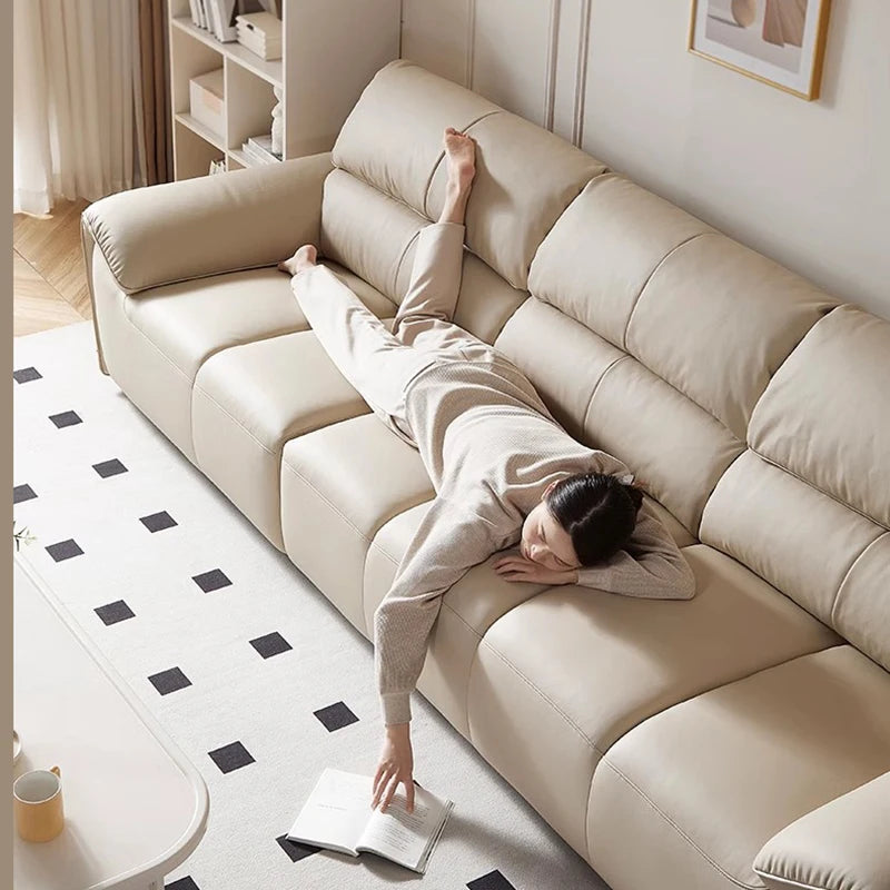 Reclining Leather Angle Living Room Sofas Luxury Sleeper Cream Style White Living Room Sofas Home Sofa Para La Sala Furniture