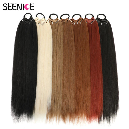 Straight Synthetic Ponytail Hair Extensions