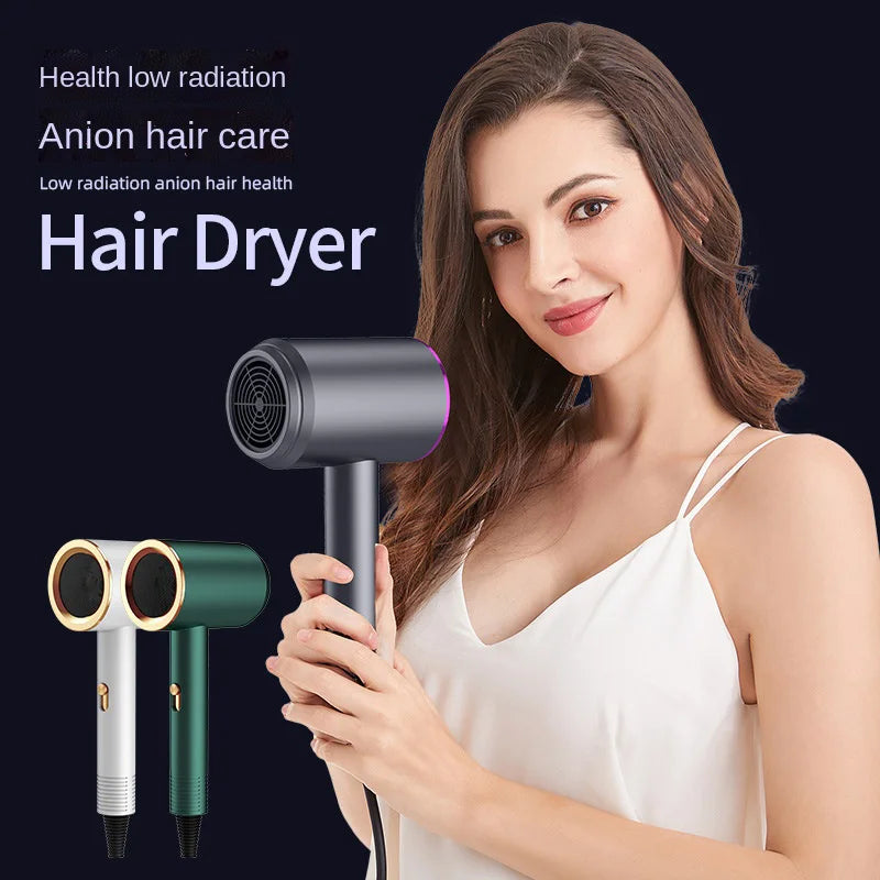 Electric Hair Dryer High-Speed Electric Turbine Airflow Hot/Cold Wind Hair Dryer