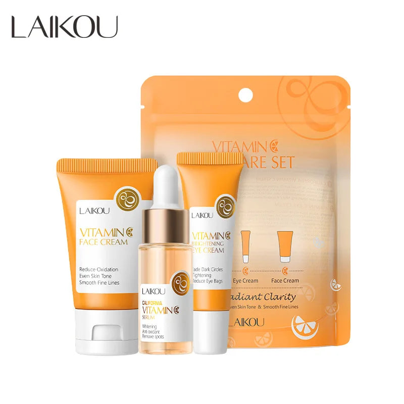 LAIKOU Vitamin C Face Cream Skincare Kit