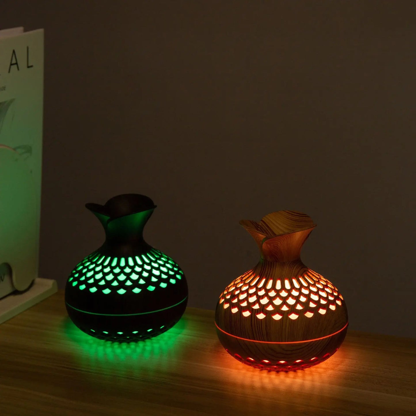 Wood Grain Humidifier Diffuser