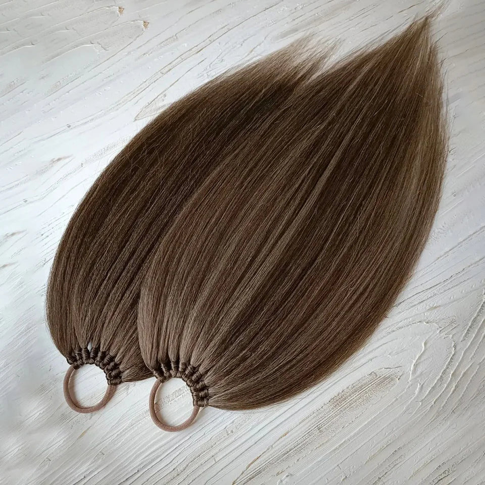 Straight Synthetic Ponytail Hair Extensions