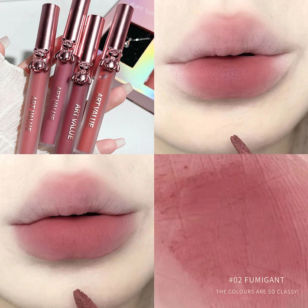 Matte Liquid Lipstick Lip Gloss Set