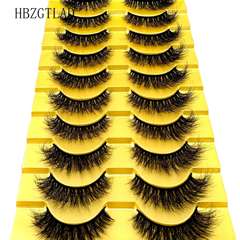 natural long 3D mink false eyelashes