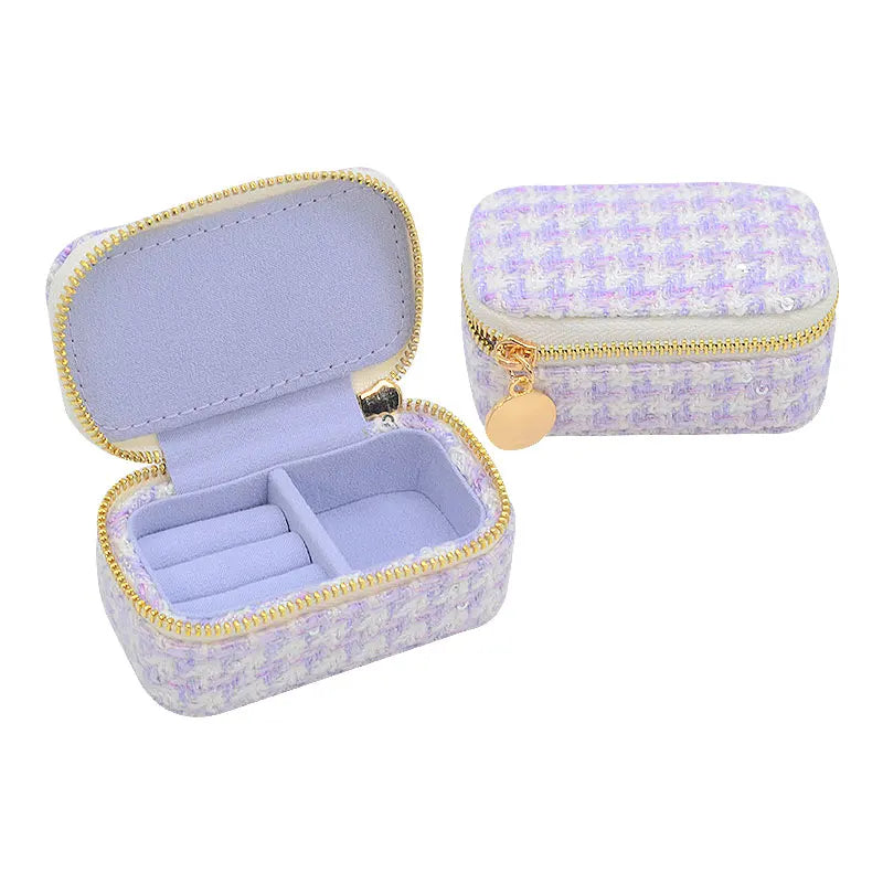 Mini Custom Logo Travel Jewelry Box