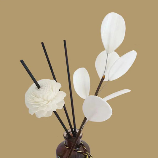 Silver Fan Leaf Fragrance Stick