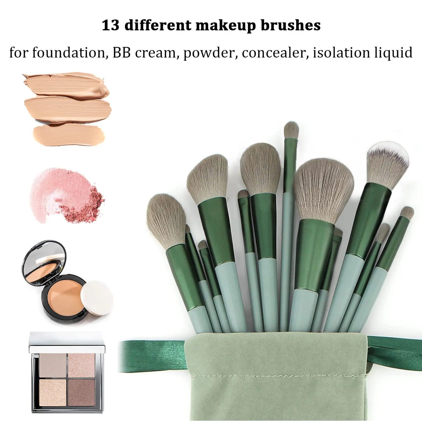 Comprehensive Makeup Brush Set