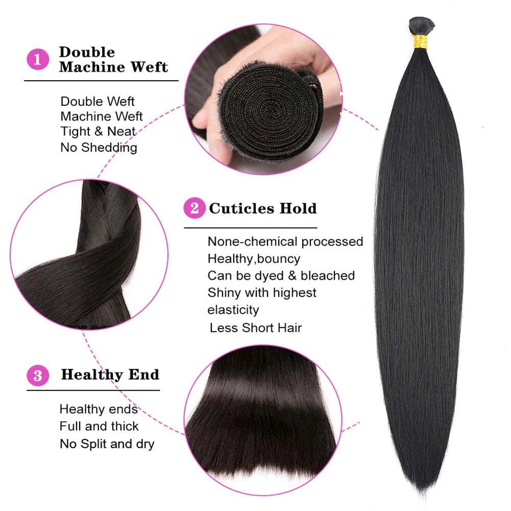 Straight Bundles Hair Extensions