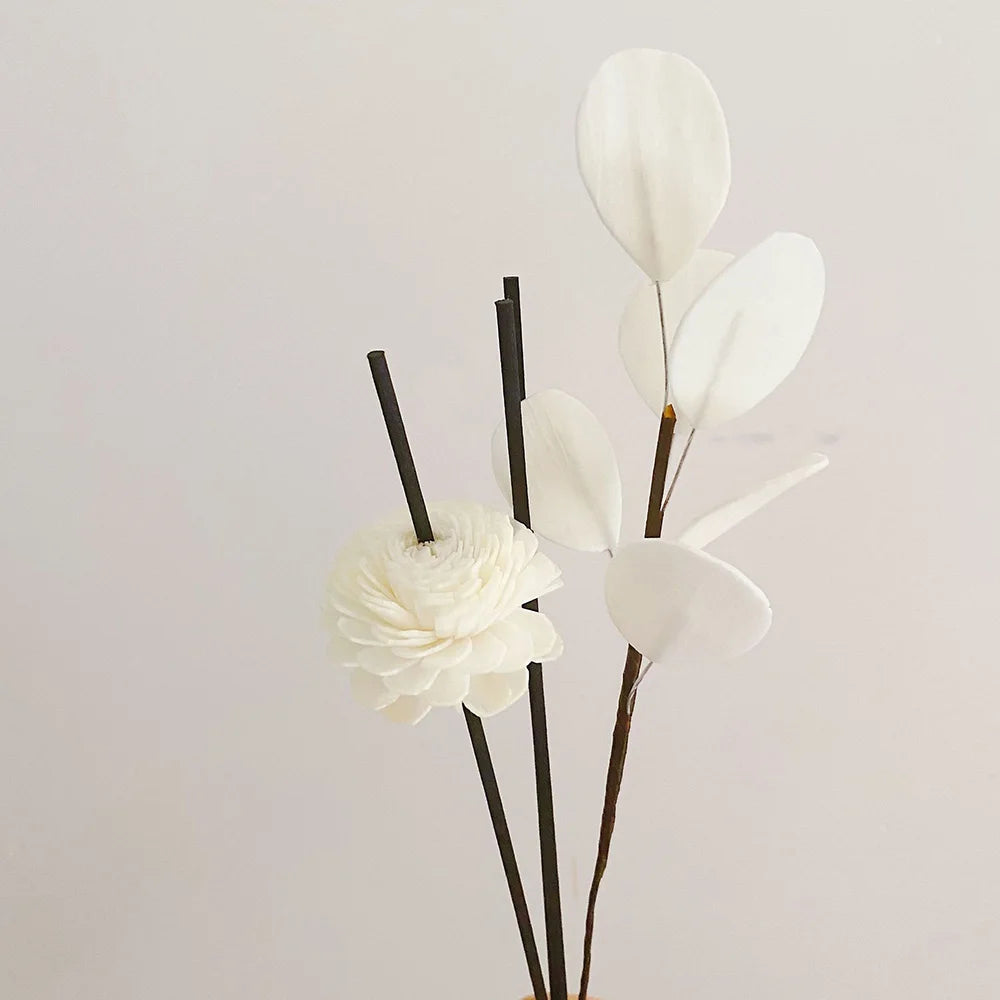 Silver Fan Leaf Fragrance Stick