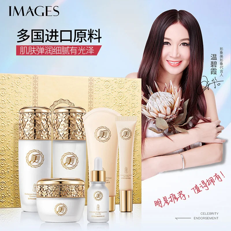 Cordyceps Ginseng Moisturizing Face Skin Care Set
