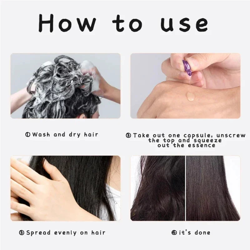 Hair Vitamin Capsule Keratin Oil Repair