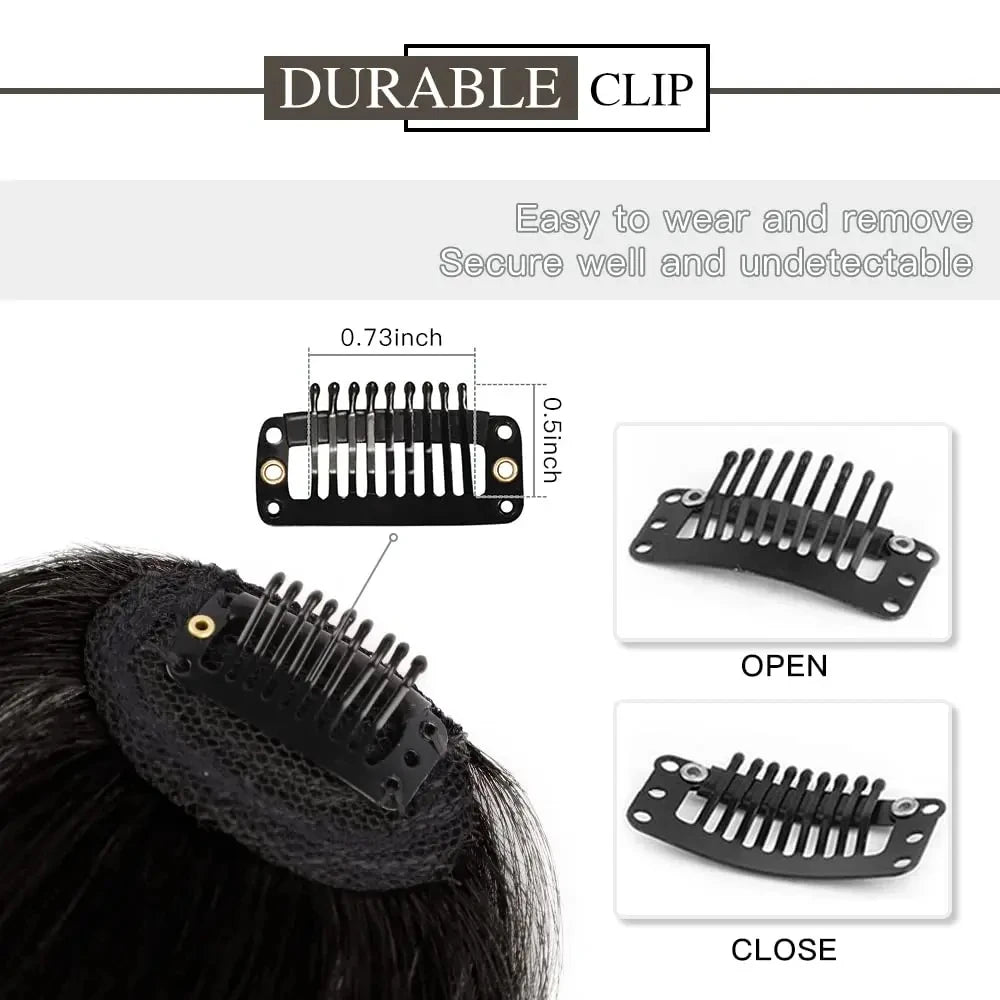 Natural Forehead Lines Fake hair Wig