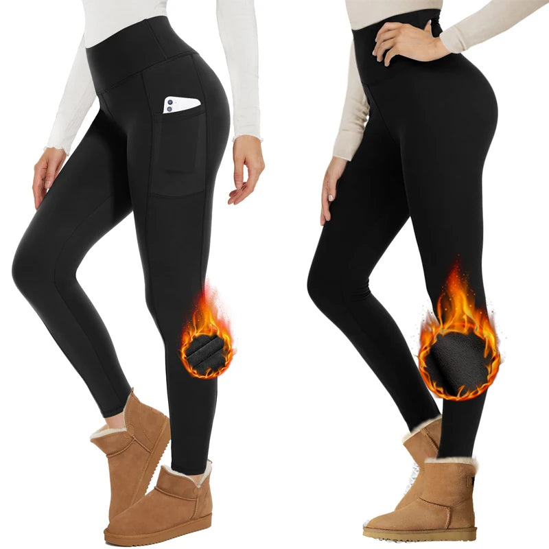 VITALINOVO Fleece Lined Women Leggings