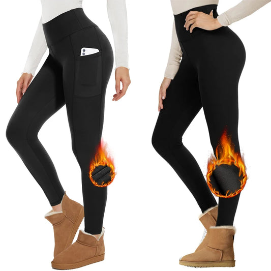VITALINOVO Fleece Lined Women Leggings