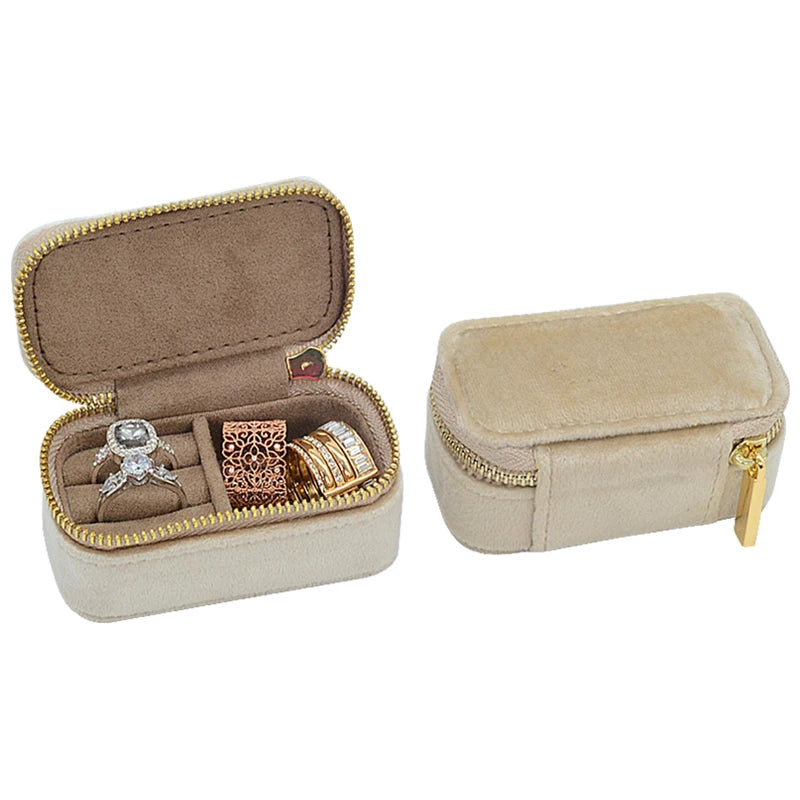 Mini Custom Logo Travel Jewelry Box