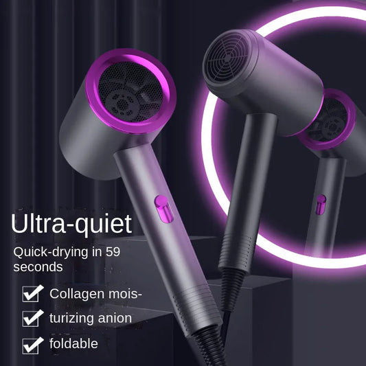 Electric Hair Dryer High-Speed Electric Turbine Airflow Hot/Cold Wind Hair Dryer