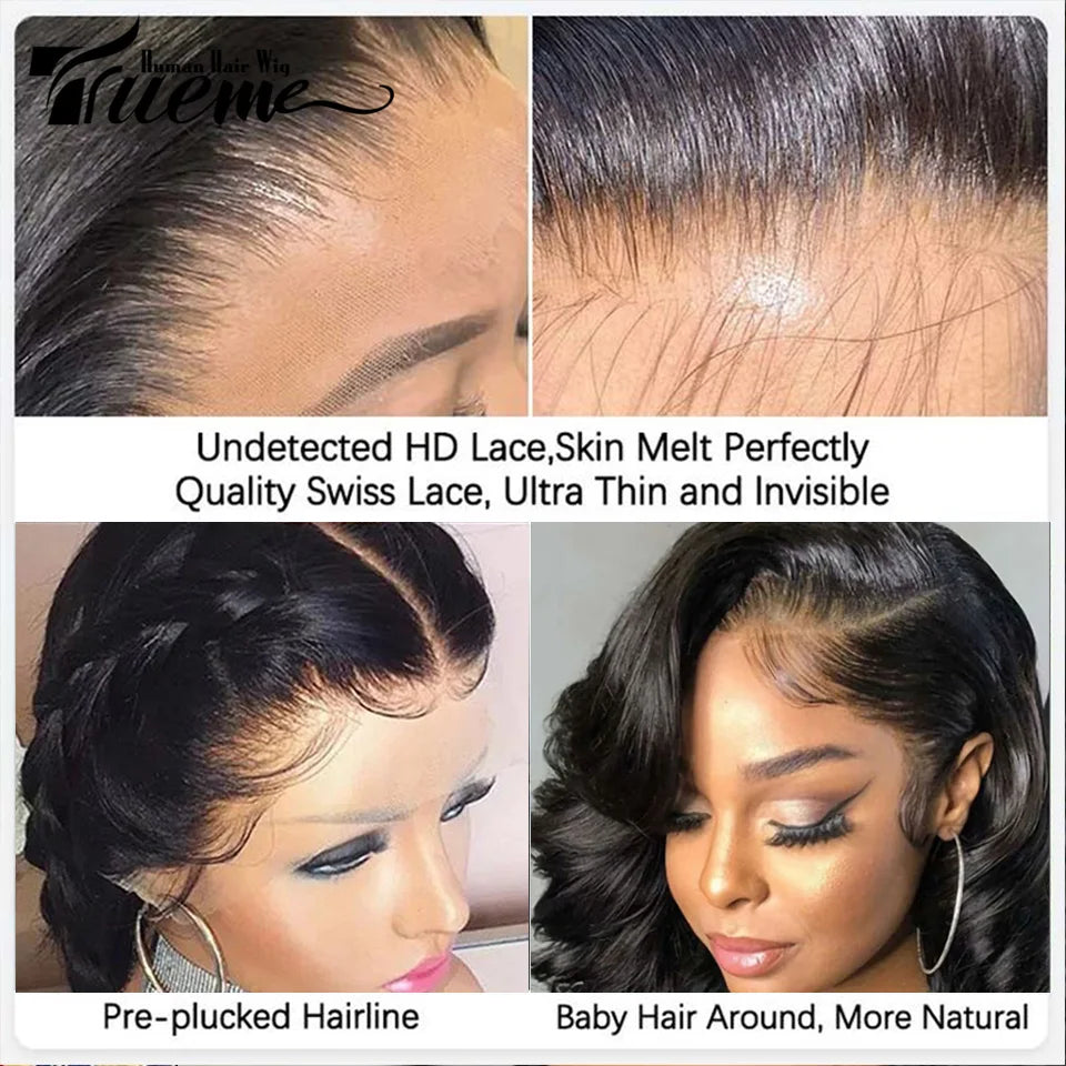 Plucked Body Wave Lace Frontal Wig