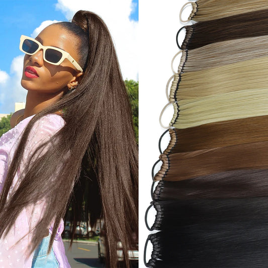 Synthetic Ponytail Hair Extensions