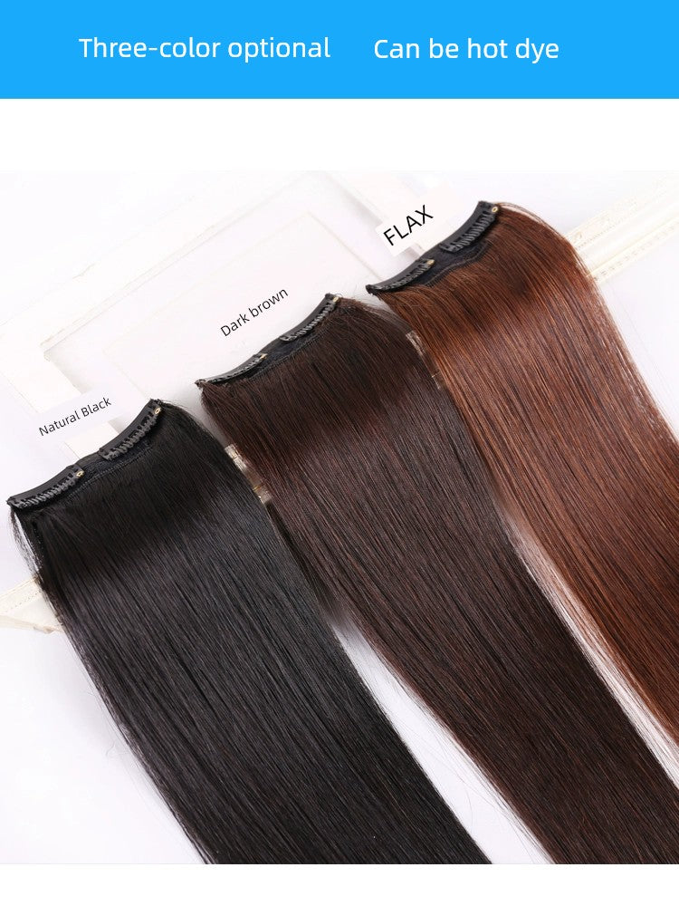 Real Hair Piece Seamless Hair Extension Wig