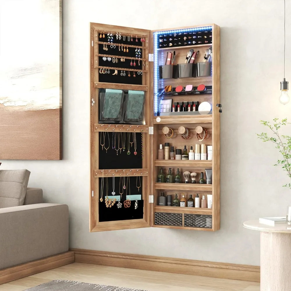 Cabinets Brown Vanity Mirror