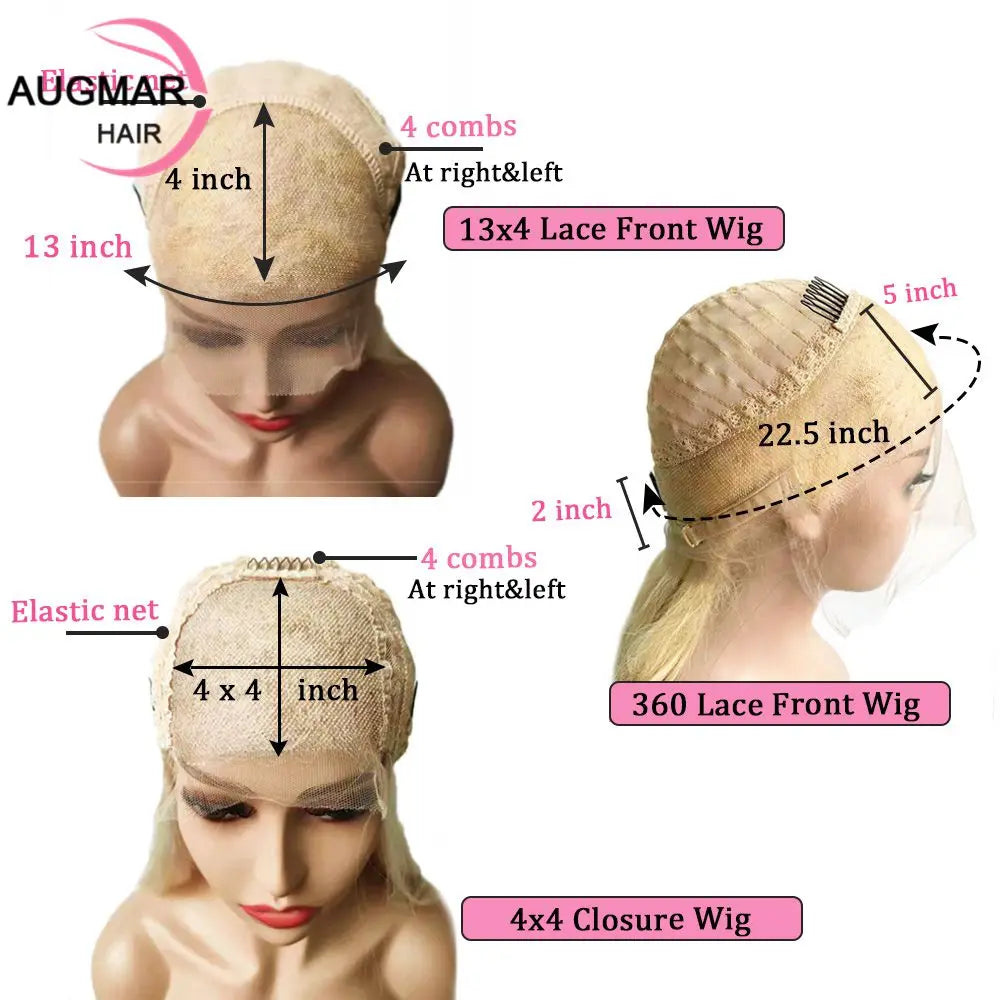 Short Ash Blonde Wig