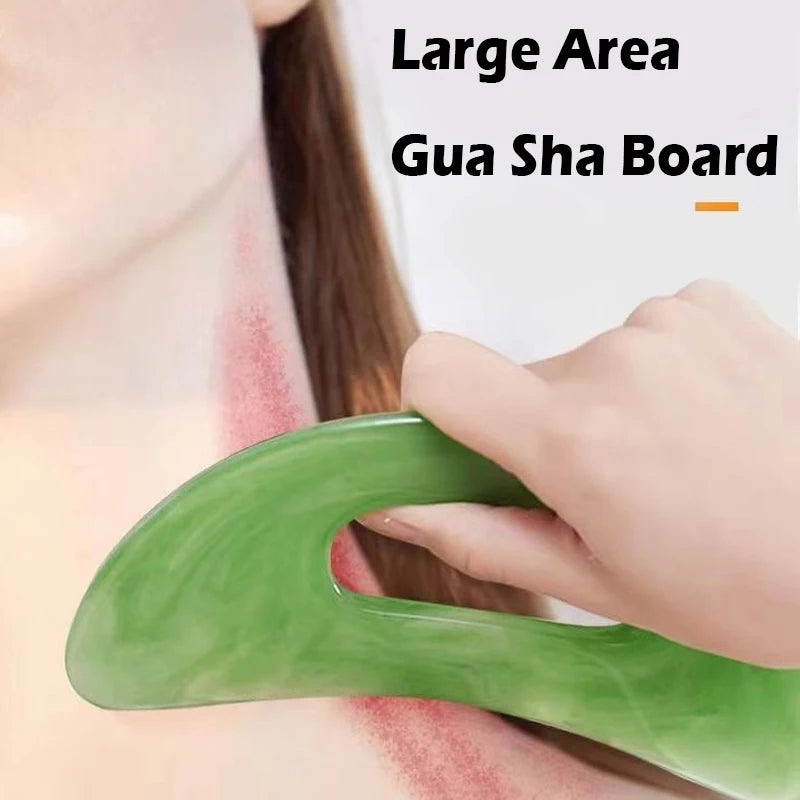 Large Area Guasha Board Resin Face Gua Sha Massager