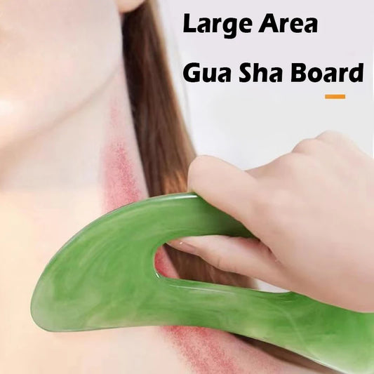 Large Area Guasha Board Resin Face Gua Sha Massager