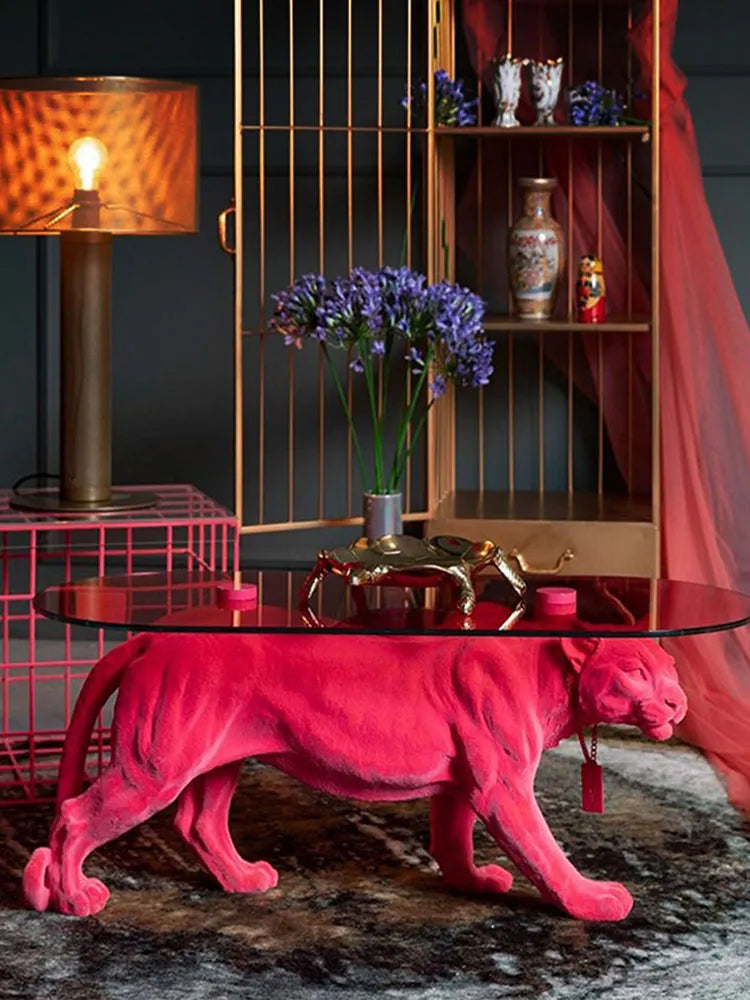 Leopard Design Coffee Tables