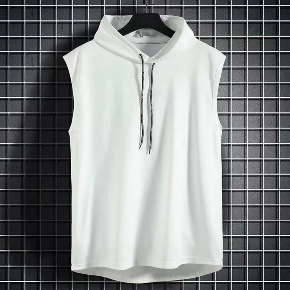 Ice Silk Summer Muscle Hoodie Vest